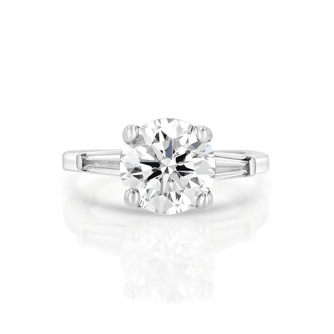 Marshak Bijoux - Classic Marshak Round Solitaire Simple Enagement Ring