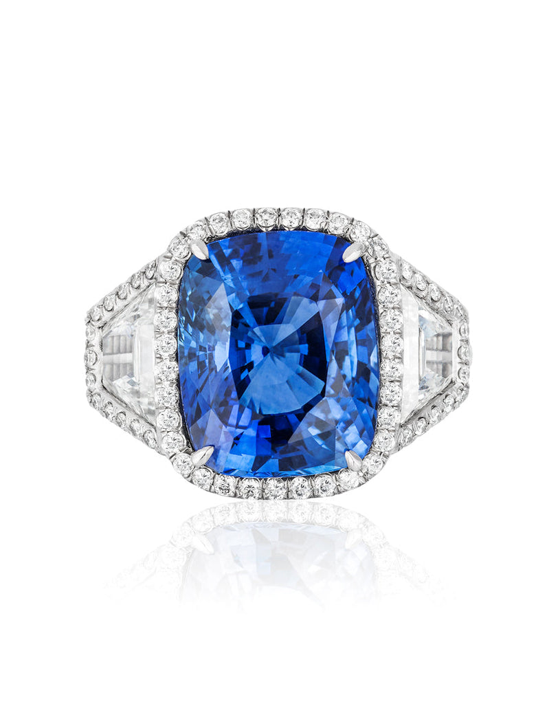 Reve - Cushion Cut Sapphire Ring