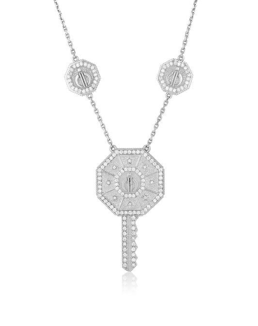 Day & Night Key of Love Necklace
