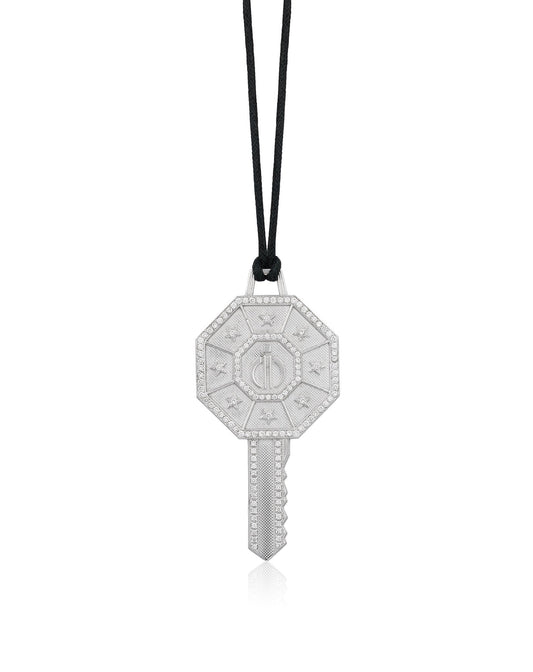 Day & Night Double Key of Love Pendant