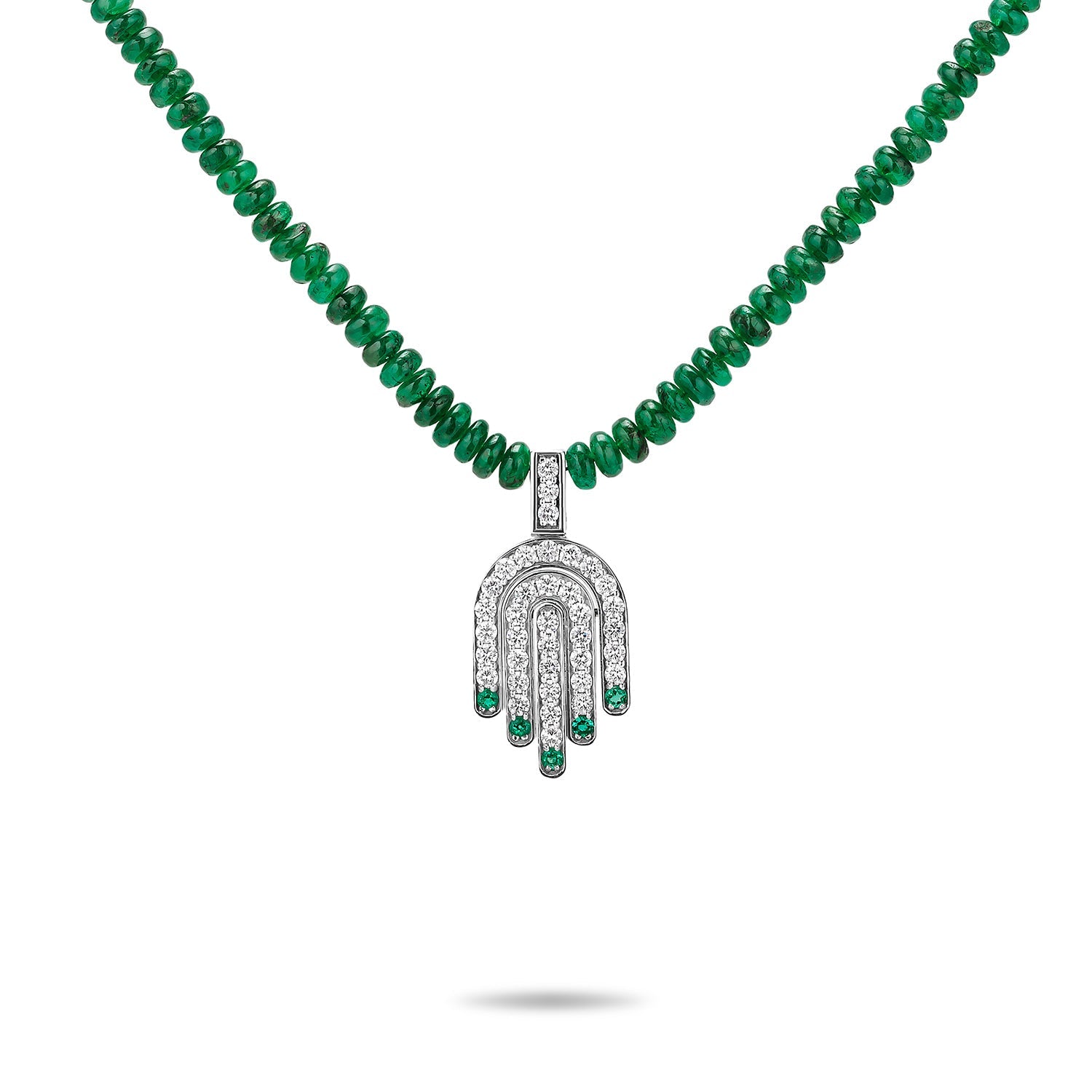 Davina Hamsa 18k White Gold Embralds