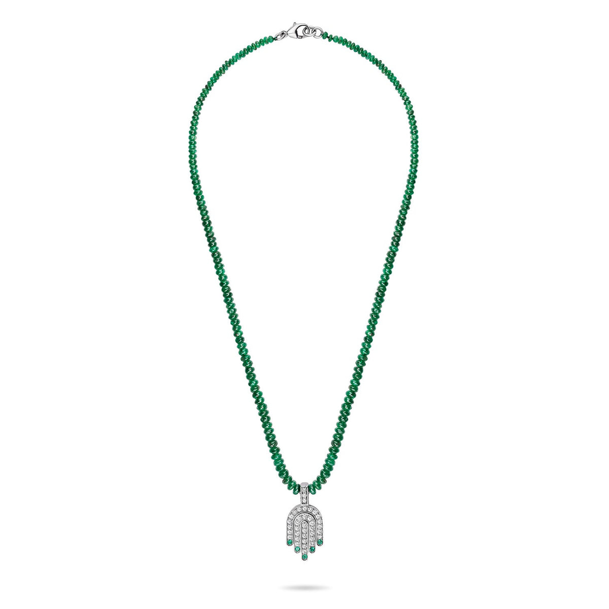 Davina Hamsa 18k White Gold Embralds