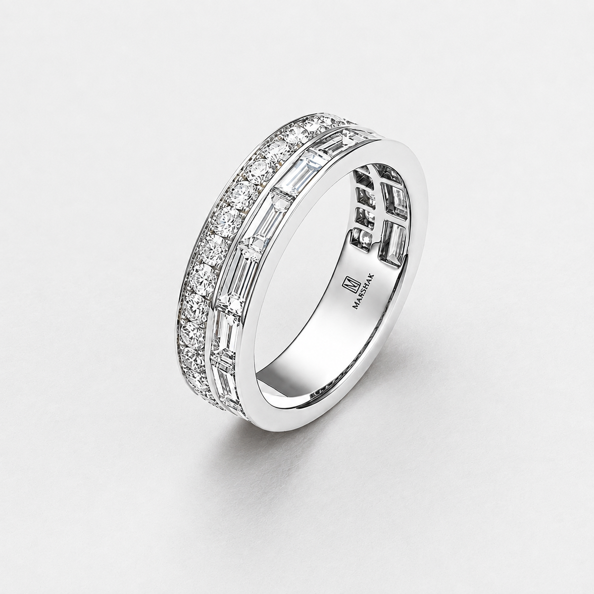Verso Diamond Ring White Gold