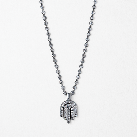 Davina Hamsa Platinum Diamonds