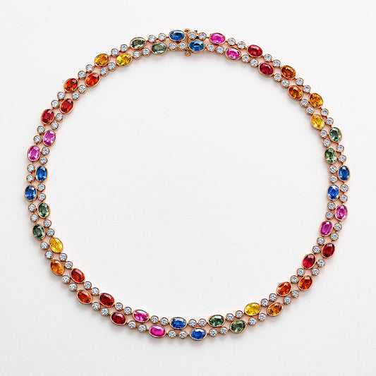 Sapphire Set Necklace