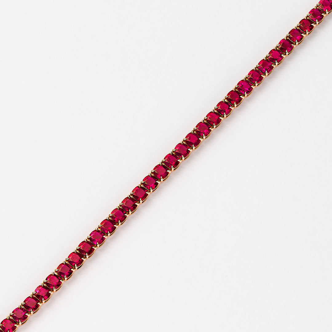 Ruby Tennis Bracelet