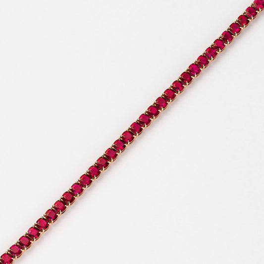 Ruby Tennis Bracelet