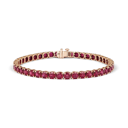 Ruby Tennis Bracelet