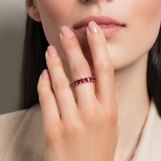 Ruby Ring with DIA