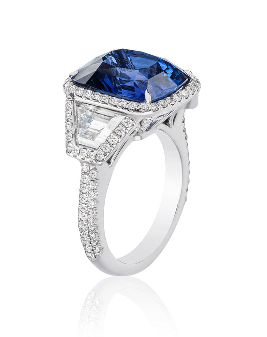 Reve - Cushion Cut Sapphire Ring 2